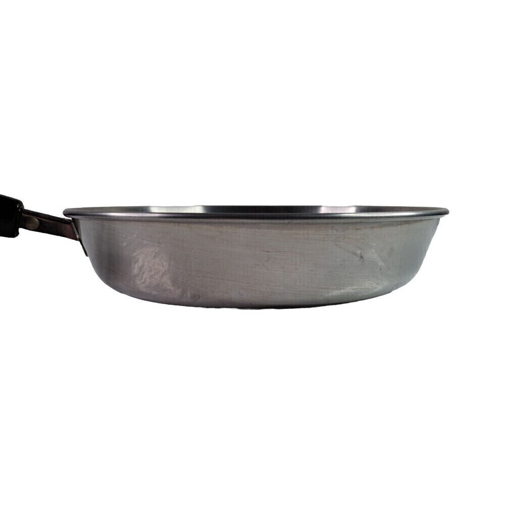 Revere Ware 10 inch Skillet Pan Stainless Steel Disk Bottom Tri-Ply - Picture 3 of 5